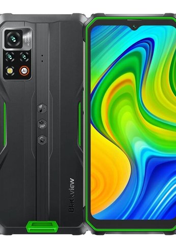 Смартфон Blackview BV9200 8/256GB черный/зеленый