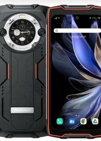 Смартфон BLACKVIEW BV9300Pro MT6789V/CD(G99) 8/256Gb Black/Orange 256Gb черный/оранжевый (BV9300PRO-8256ORA)