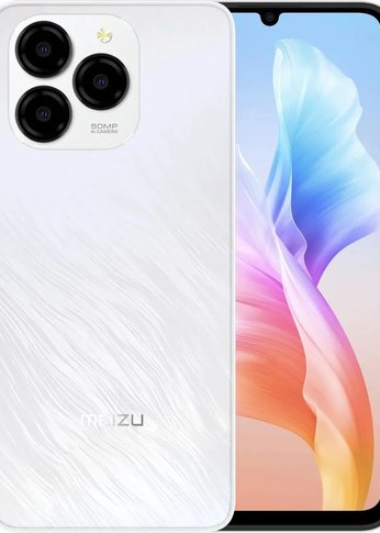 Смартфон Meizu M411H Note 21 256Gb 4Gb белый моноблок 3G 4G 2Sim 6.74" 720x1600 Android 14 50Mpix 802.11 a/b/g/n/ac GPS GSM900/1800 GSM1900 TouchSc m