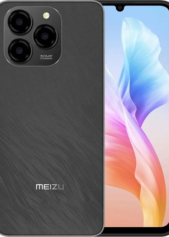 Смартфон Meizu M411H Note 21 256Gb 4Gb черный моноблок 3G 4G 2Sim 6.74" 720x1600 Android 14 50Mpix 802.11 a/b/g/n/ac GPS GSM900/1800 GSM1900 TouchSc