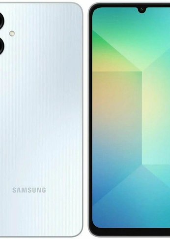 Смартфон Samsung SM-A065F Galaxy A06 128Gb 4Gb голубой моноблок 3G 4G 6.7" 720x1600 Android 14 50Mpix 802.11 a/b/g/n/ac GPS GSM900/1800 GSM1900 Touch