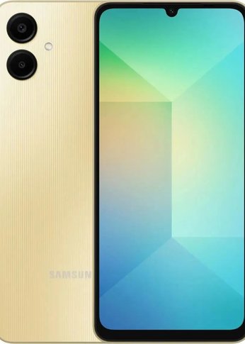 Смартфон Samsung SM-A065F Galaxy A06 64Gb 4Gb золотистый моноблок 3G 4G 2Sim 6.7" 720x1600 Android 14 50Mpix 802.11 a/b/g/n/ac GPS GSM900/1800 GSM190