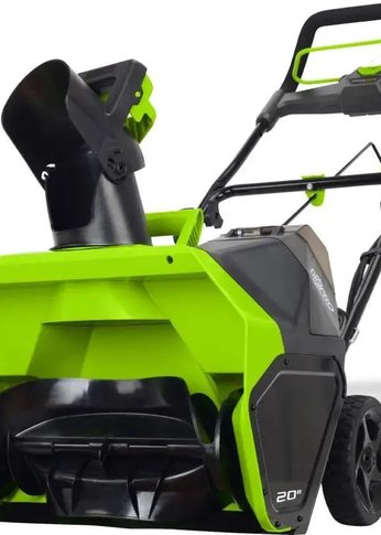 Снегоуборщик аккумуляторный GreenWorks GD40SB, 40V, 51 см, бесщеточный, с 1хАКБ 4 А.ч и ЗУ (2600607)