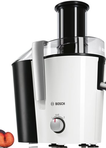 Соковыжималка центробежная Bosch VitaJuice MES25A0 700Вт рез.сок.:1250мл. белый/черный