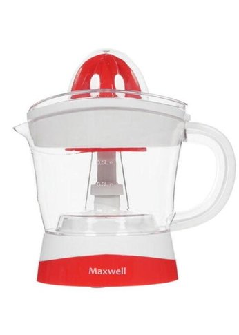 Соковыжималка цитрусовая Maxwell MW-1109 25Вт белый/красный