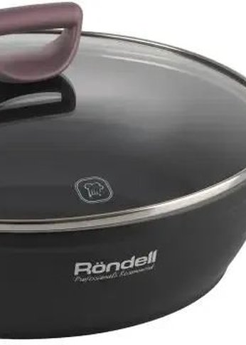 Сотейник Rondell Fest RDA-1526 d=28см (с крышкой) черный