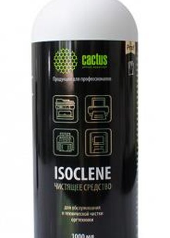 Спирт изопропиловый Cactus CS-ISOCLENE1 для очистки техники 1л.