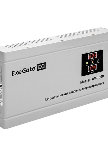 Стабилизатор напряжения ExeGate Master AV-1500 900Вт 1500ВА (EX291738RUS)