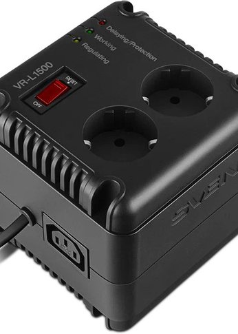 Стабилизатор напряжения SVEN VR-L1500 500Вт 1500ВА черный