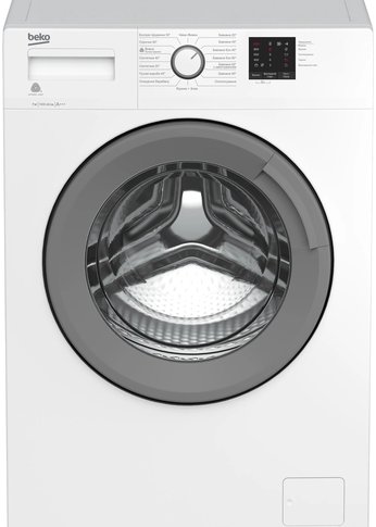 Стиральная машина Beko RGE78511XSW белый, 7кг, 1000об/мин