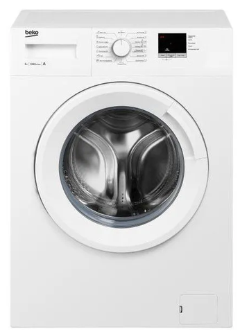 Стиральная машина Beko WRE6511ZWW белый 6кг 1000об/мин