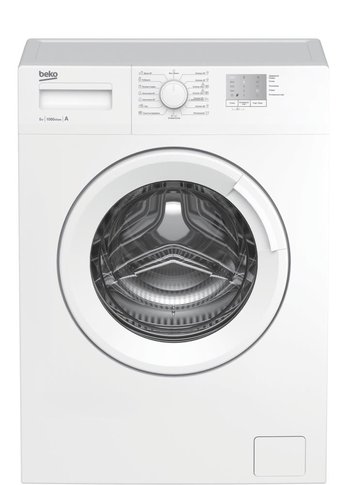 Стиральная машина Beko WRS5511BWW белый 5кг 1000об/мин