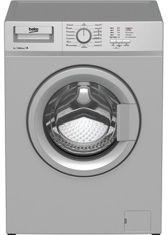 Стиральная машина Beko WRS55P1BSS серебристый 5 кг 1000об/мин