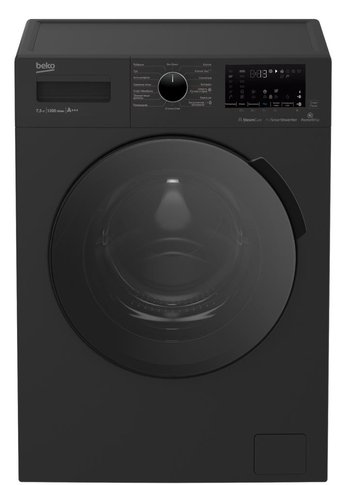 Стиральная машина Beko WSPE7H616A антрацит 7.5кг 1200об/мин