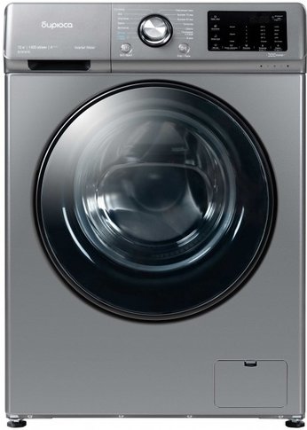 Стиральная машина Бирюса WM-SL1014/15 M металлик, 10кг, 1400об/мин, с паром