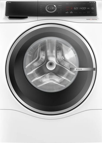 Стиральная машина Bosch Serie 8 WNC254A0ME белый 10.5кг/6кг сушка 1400об/мин с паром англ.панель