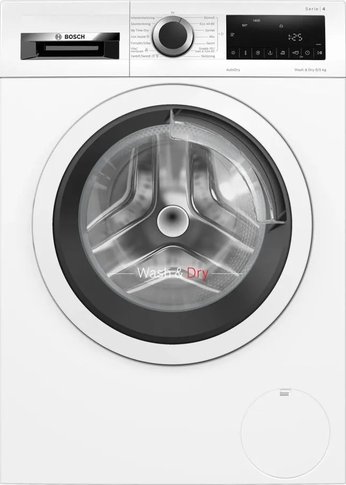 Стиральная машина Bosch WNA134B0SN, 8кг, 1400об/мин, с сушкой, инверторная, с английской панелью управления