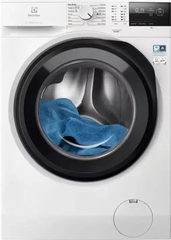 Стиральная машина Electrolux EW6F2482E белый 8кг 1400об/мин англ.панель
