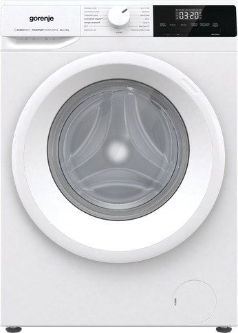 Стиральная машина Gorenje W3D2A854ADS/R белый, 8кг, сушка 5кг, 1400об/мин, с паром