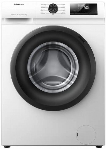 Стиральная машина Hisense WFQP7012VM белый, 7кг, 1200об/мин