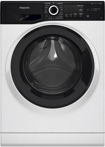 Стиральная машина Hotpoint NSB 7239 ZK VE RU белый/черный 7кг, 1200об/мин, с паром