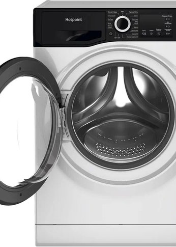 Стиральная машина Hotpoint NSB 7239 ZK VE RU белый/черный 7кг, 1200об/мин, с паром