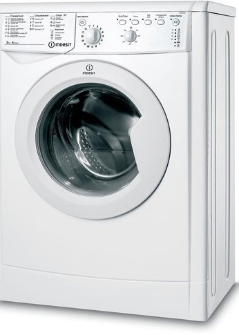 Стиральная машина Indesit EcoTime IWSB 5085 белый, 5кг, 800об/мин