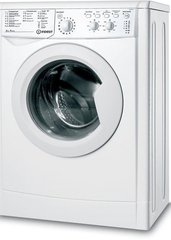 Стиральная машина Indesit EcoTime IWSC 6105 белый, 6кг, 1000об/мин