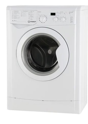 Стиральная машина Indesit EcoTime IWSD 6105 CIS.L белый, 6кг, 1000об/мин