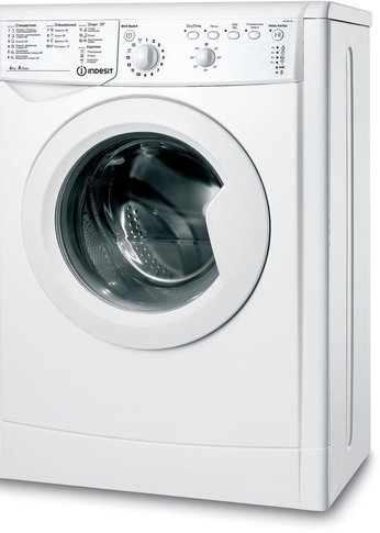 Стиральная машина Indesit EcoTime IWUB 4105 белый, 4кг, 1000об/мин, узкая