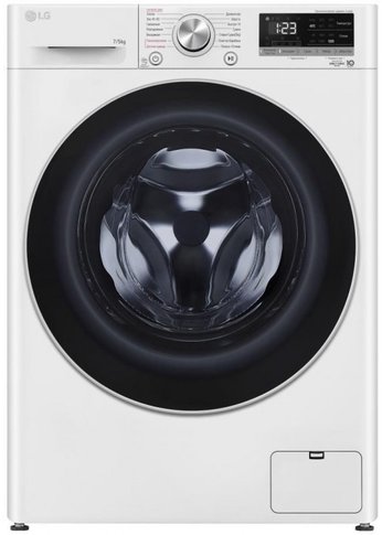Стиральная машина LG F2V5HG1W белый 7/5кг с сушкой 1200об/минс паром