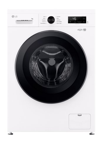 Стиральная машина LG F2Y1HS6W белый 7кг 1200об/мин инвертор с паром