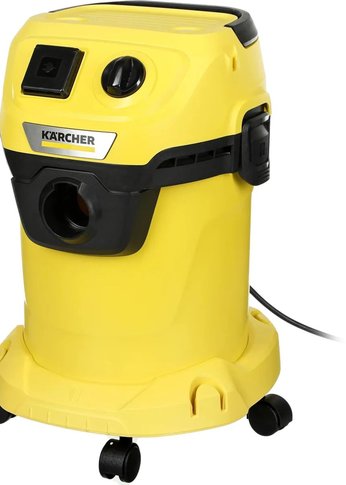 Строительный пылесос Karcher WD 3 P V-17/4/20 1000Вт (уборка: сухая/сбор воды) желтый (1.628-170.0)