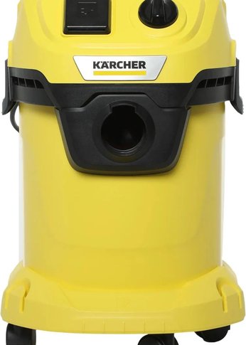 Строительный пылесос Karcher WD 3 P V-17/4/20 Workshop 1000Вт желтый (1.628-175.0)