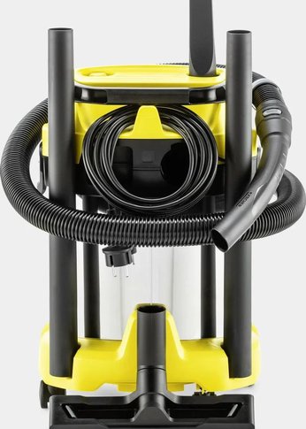 Строительный пылесос Karcher WD 3 S V-17/4/20 1000Вт (уборка: сухая/сбор воды) желтый (1.628-135.0)