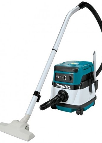 Строительный пылесос Makita DVC150LZ (уборка: сухая/влажная) белый