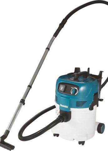 Строительный пылесос Makita VC3012L 1200Вт (уборка: сухая/влажная) синий