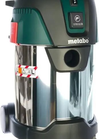 Строительный пылесос Metabo ASA 30 L PC Inox 1250Вт (уборка: сухая/влажная) зеленый