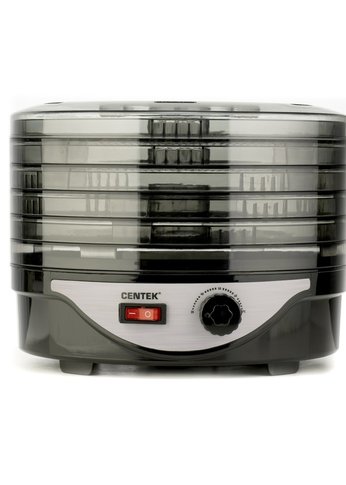 Сушилка для овощей и фруктов Centek CT-1658 270Вт 5подд черный