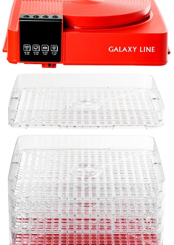 Сушилка для овощей и фруктов Galaxy LINE GL2630 красный