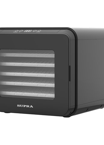 Сушилка для овощей и фруктов Supra DFS-617 600Вт 6под. черный