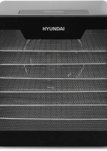 Сушка для фруктов и овощей Hyundai HYFD-8802 14под. 600Вт серебристый