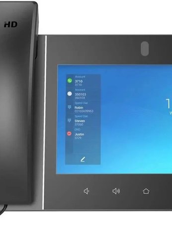 Телефон IP Grandstream GXV3480 черный (GXV-3480)