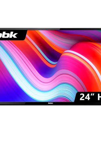 Телевизор 24" LED BBK 24LEM-1060/T2C черный