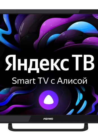 Телевизор LED 24" Asano 24LH8110T черный SmartTV