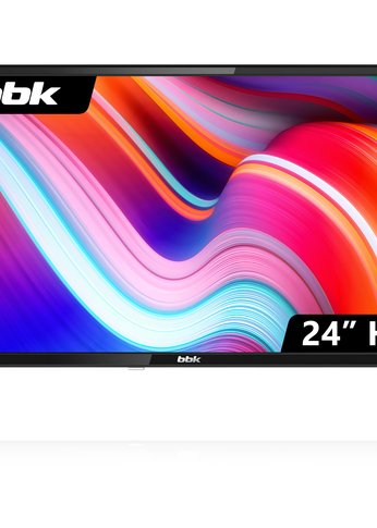 Телевизор LED 24" BBK 24LEM-1049/T2C черный