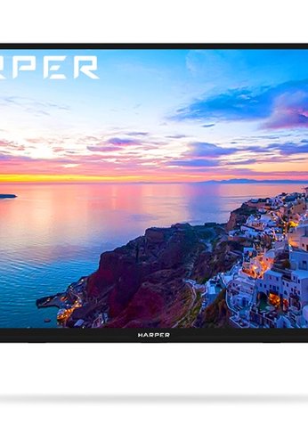 Телевизор LED 24" Harper 24R470T черный