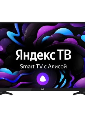 Телевизор LED 28" Leff 28H550T черный SmartTV Яндекс.ТВ