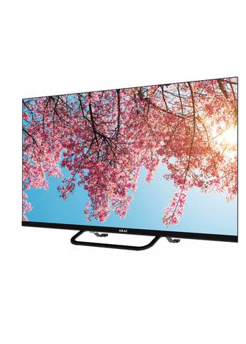 Телевизор LED 32" Akai TA32BF550 черный SmartTV безрамочный