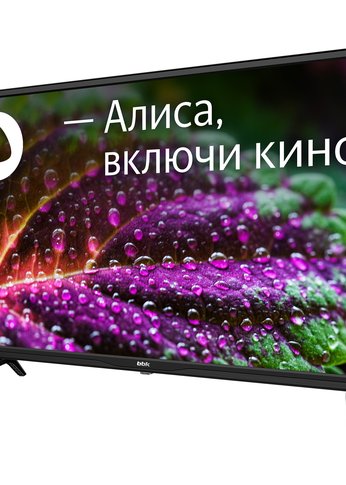 Телевизор LED 32" BBK 32LEX-7259/TS2C черный SMART ЯндексТВ